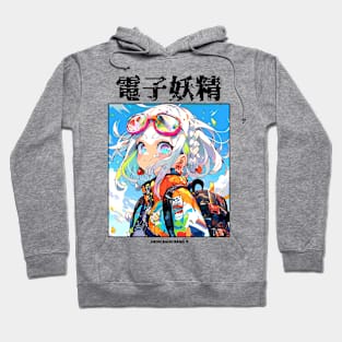 Pastel Kawaii Stylish Anime Girl Manga Aesthetic Streetwear Hoodie